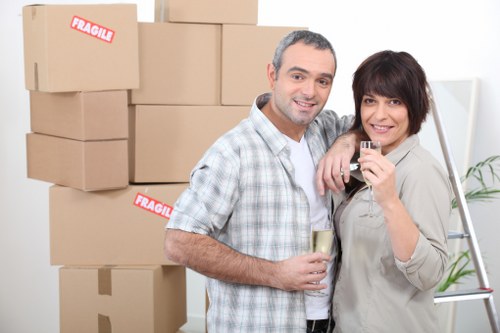 Scheduling a furniture pick-up in Egham